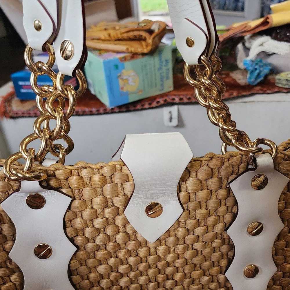 Vintage? Michael Kors Wovan Basket Purse. Beautif… - image 5