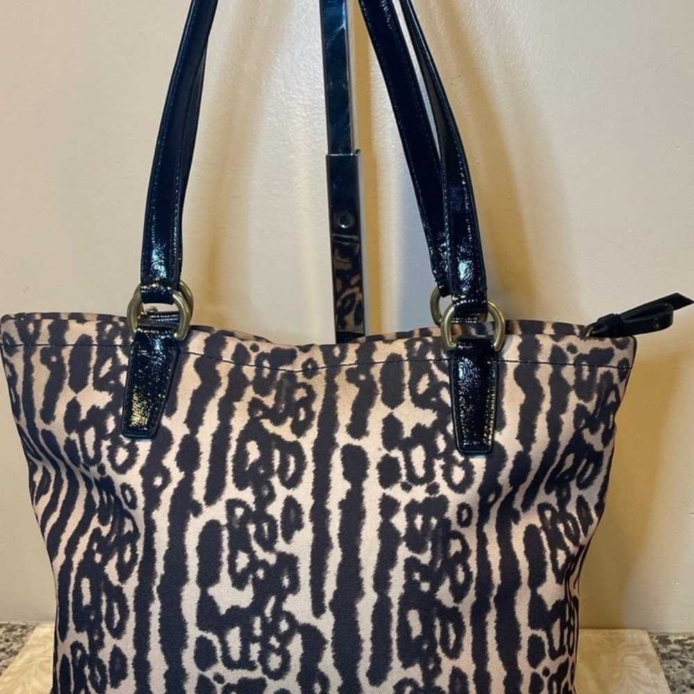 Pre-Loved COACH OCELOT LEOPARD ANIMAL PRINT TOTE … - image 2