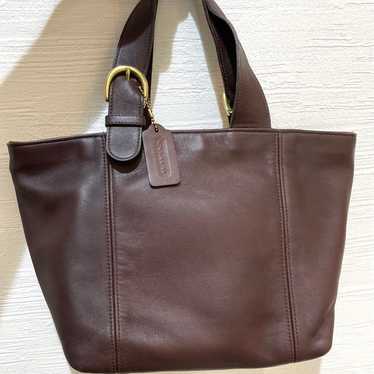 OLD COACH Leather Tote Bag