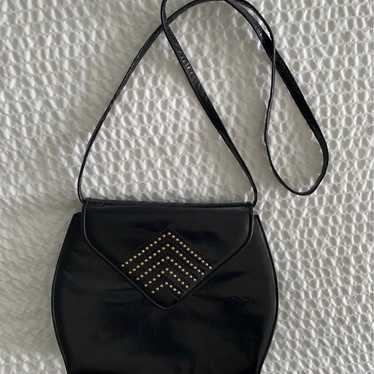 Stuart Weitzman Black Studded Vintage Bag Handbag