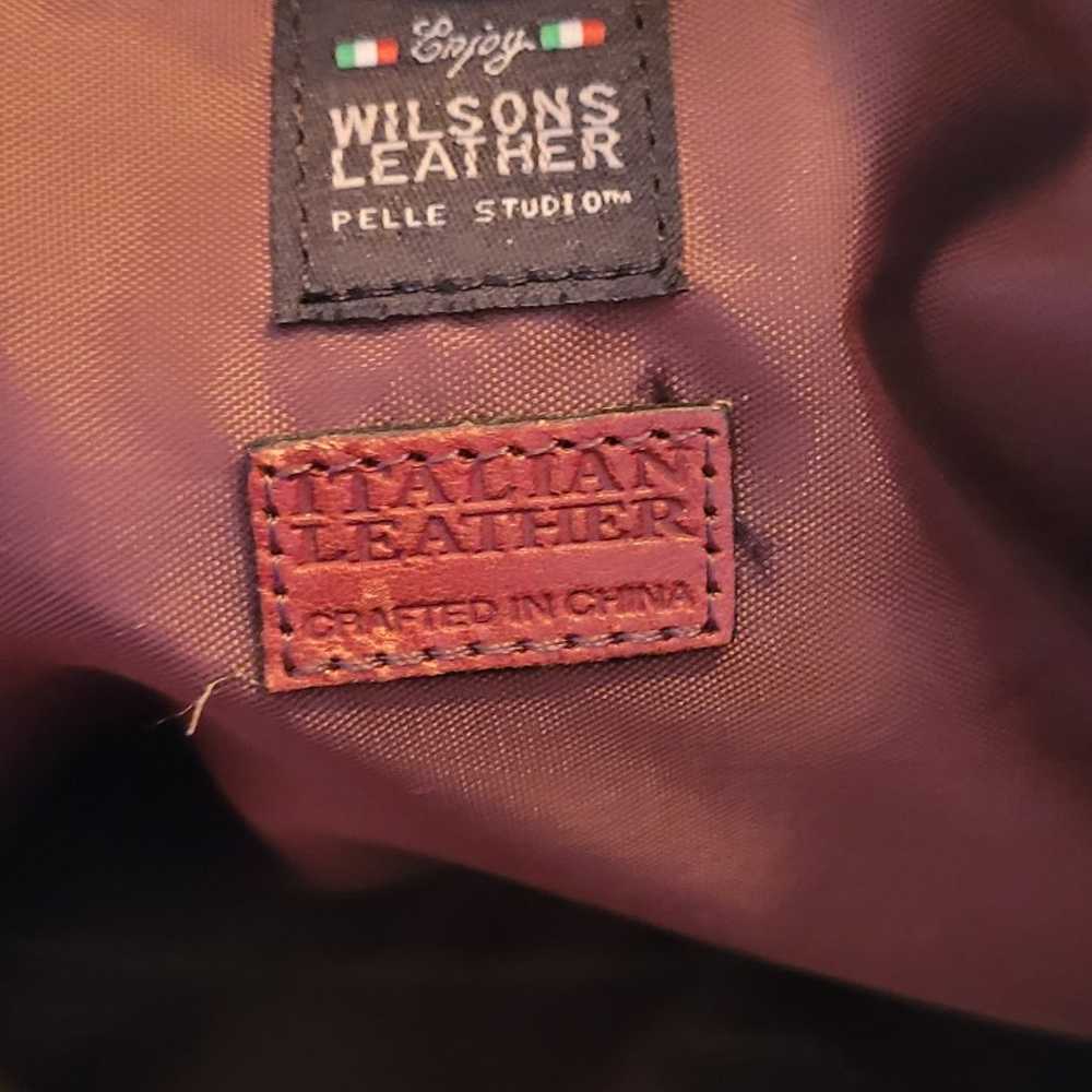 Wilsons Leather Pelle Studio handbag purse vintag… - image 8