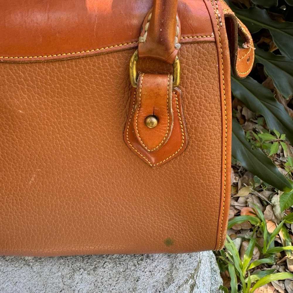 Dooney & Bourke Vintage 80's USA Brown All Weathe… - image 11