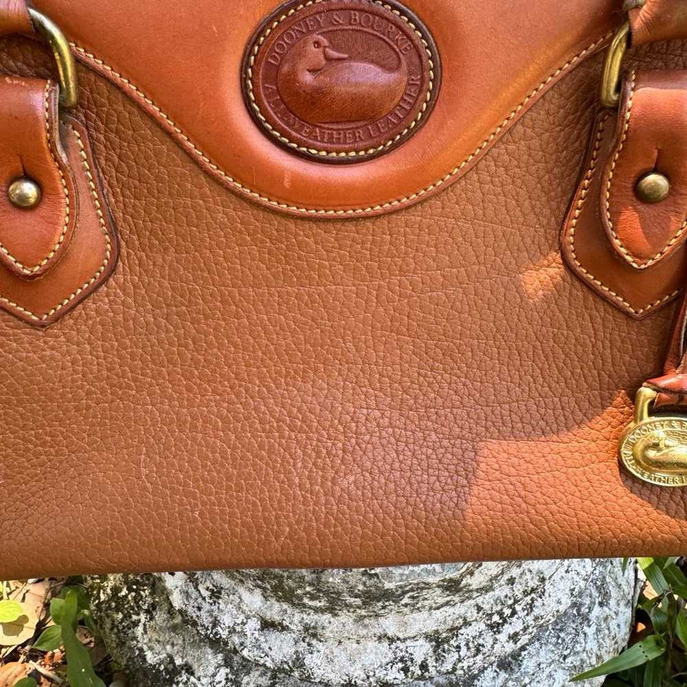 Dooney & Bourke Vintage 80's USA Brown All Weathe… - image 2