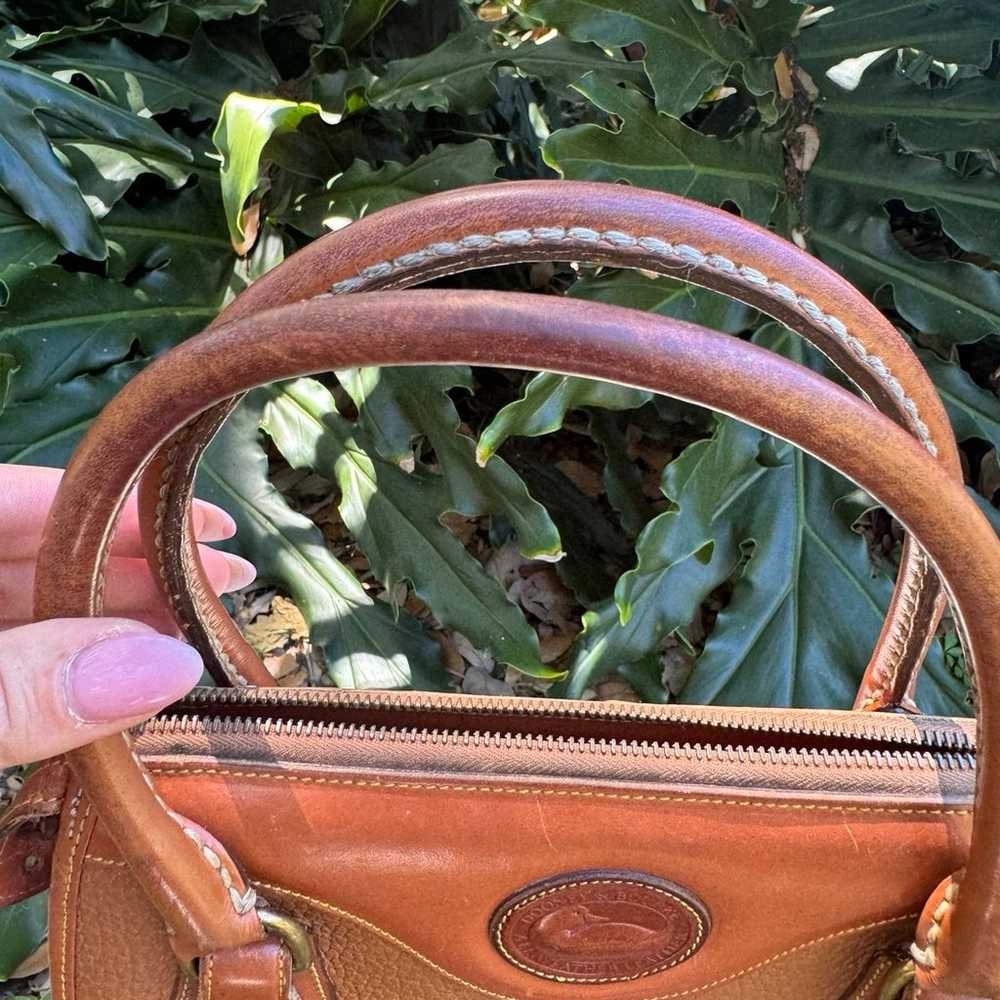 Dooney & Bourke Vintage 80's USA Brown All Weathe… - image 3