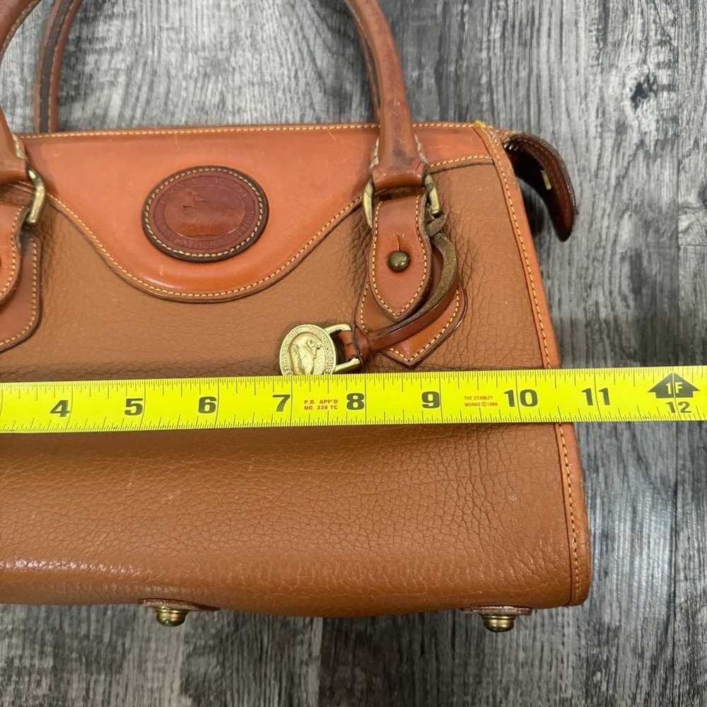 Dooney & Bourke Vintage 80's USA Brown All Weathe… - image 8