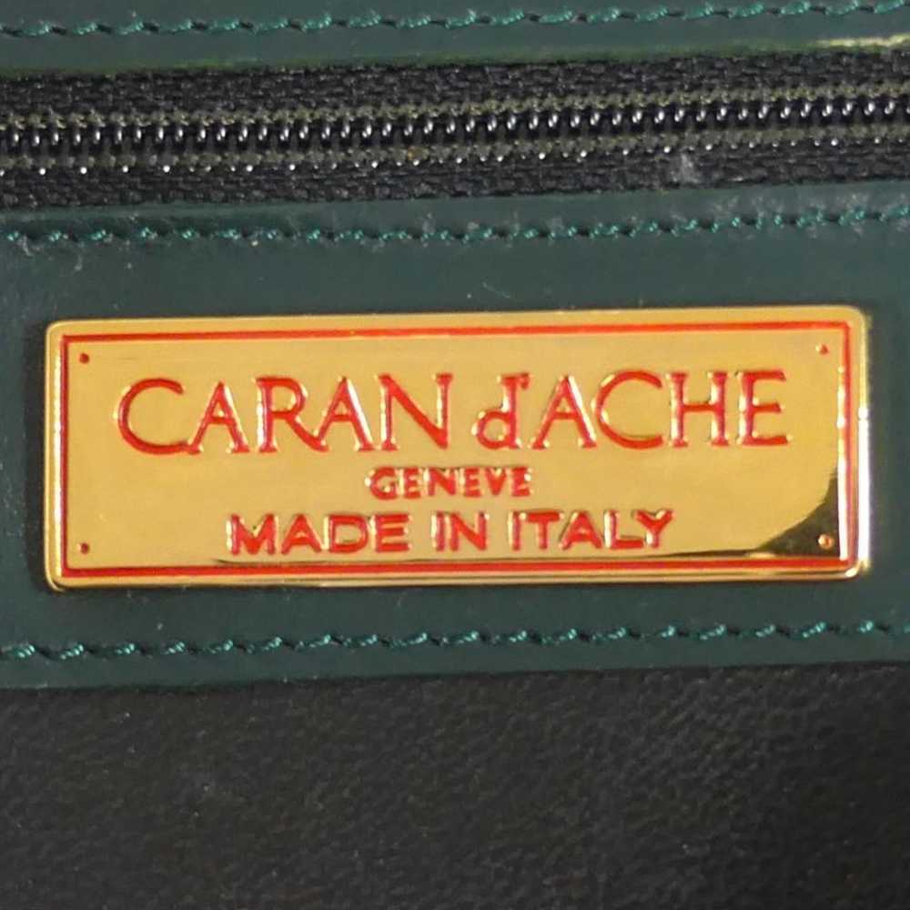 Italian-made leather handbag for men, Carrandache… - image 10