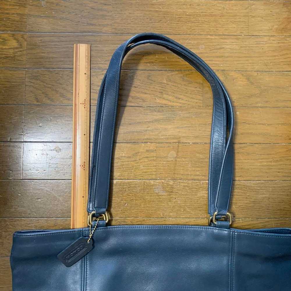 Old Coach Leather Tote Bag 4065 - image 12