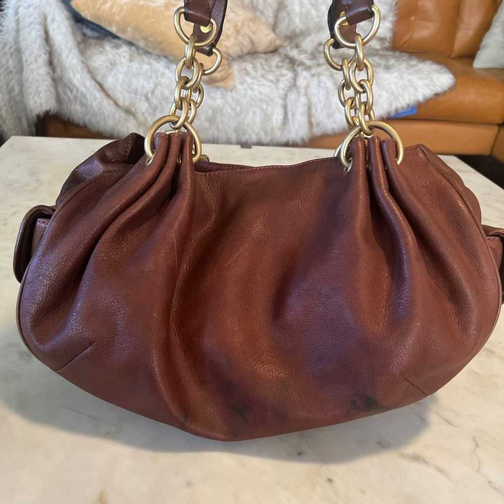 Vintage Juicy Couture Brown Leather Bag - image 11