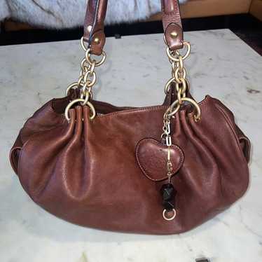 Vintage Juicy Couture Brown Leather Bag - image 1