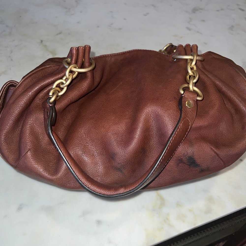 Vintage Juicy Couture Brown Leather Bag - image 6