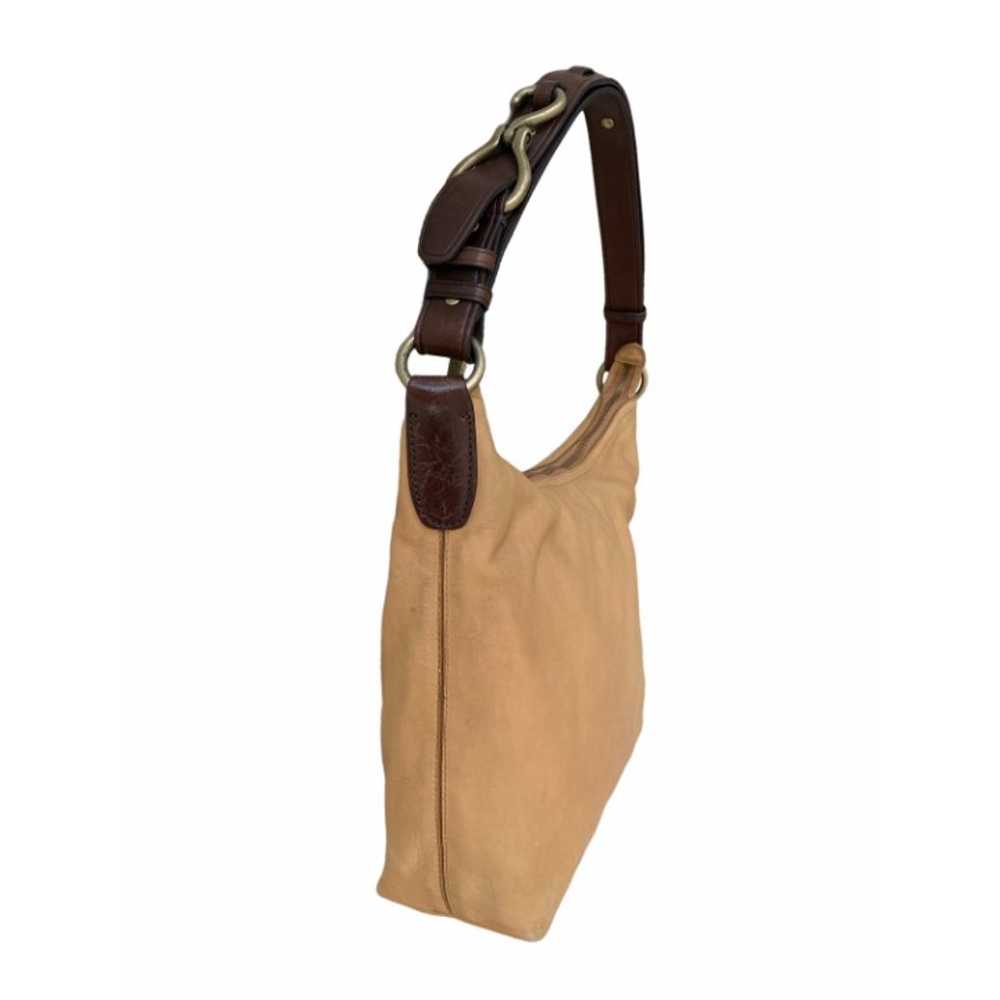 Vintage Leather Hobo Shoulder Bag - image 2