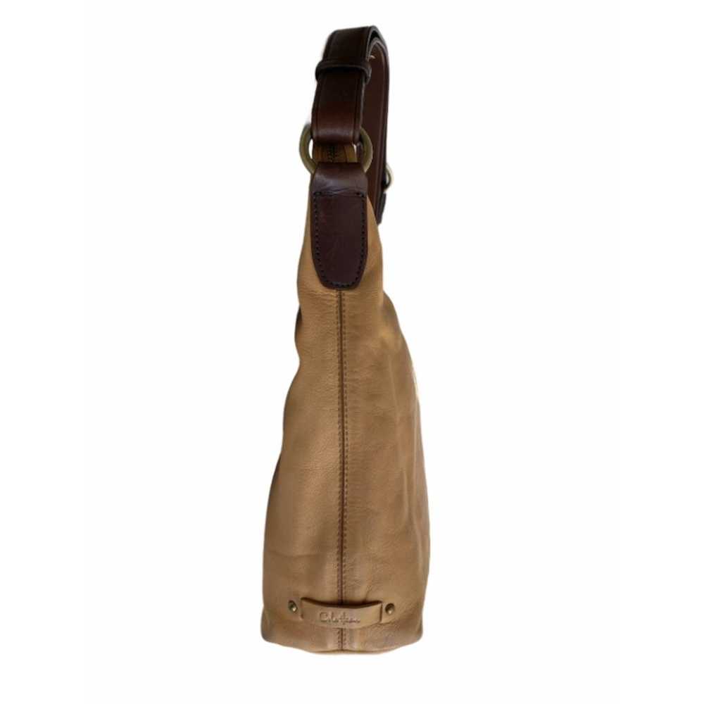 Vintage Leather Hobo Shoulder Bag - image 3