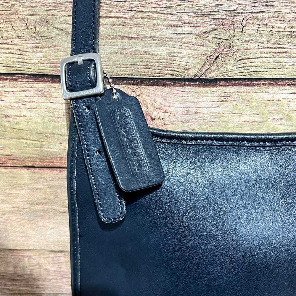 Coach Black Leather Vintage Hippie Crossbody - image 2