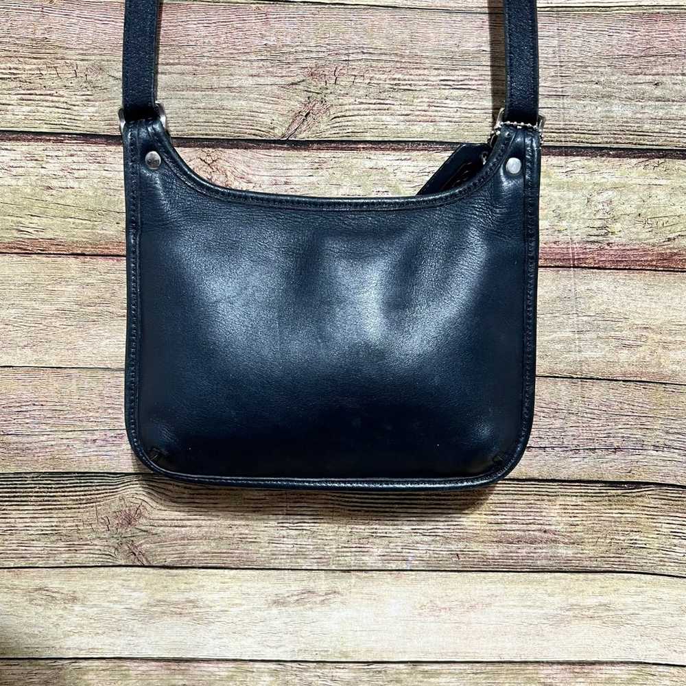 Coach Black Leather Vintage Hippie Crossbody - image 4