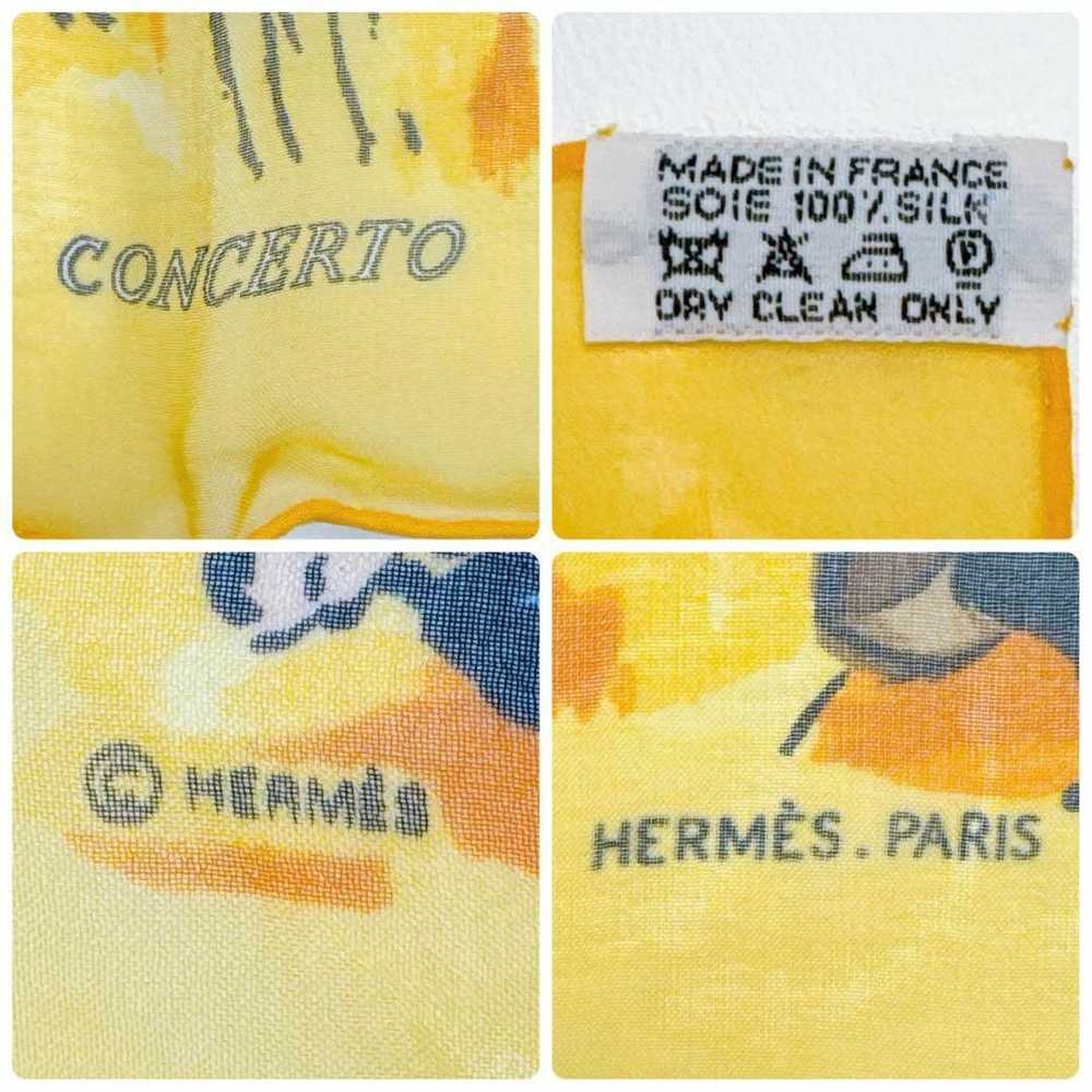 Popular Pattern Hermes Carre 45 Concerto Silk Chi… - image 8