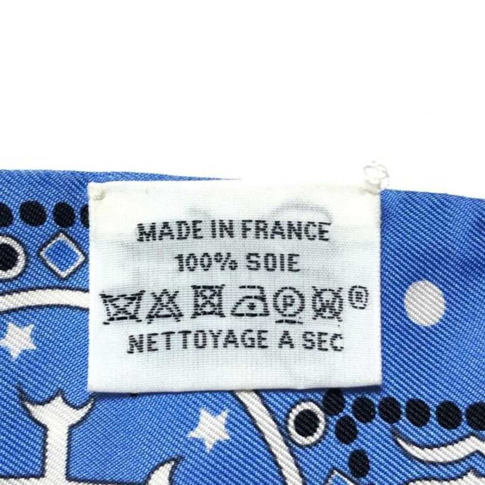 Hermes Scarf Twilly Light Blue Ribbon - image 4