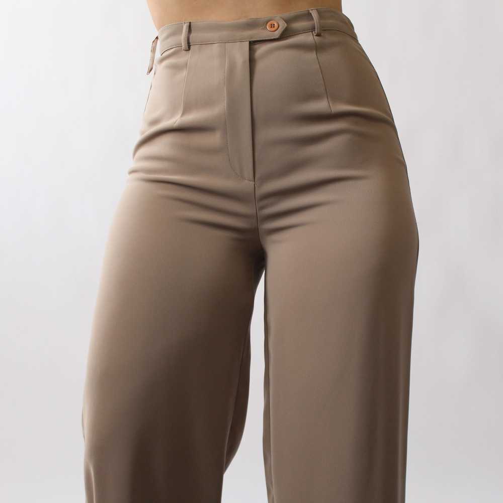 90s Stone Beige Trousers - W27 - image 3