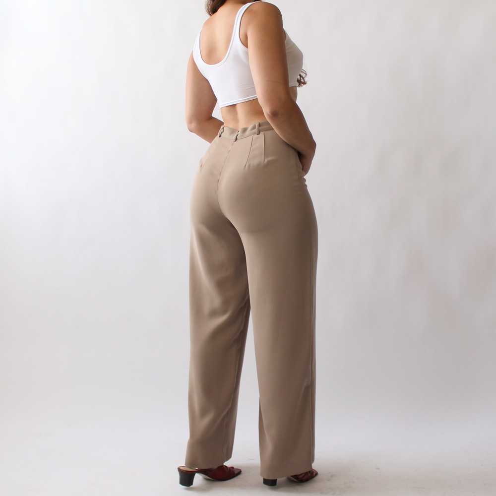 90s Stone Beige Trousers - W27 - image 4