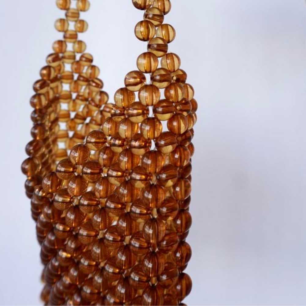 Rare 80s USA-made handbag, beaded bag, mini bag, … - image 2