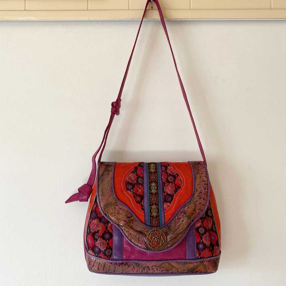 Vintage Sharif Eclectic Purse - image 5