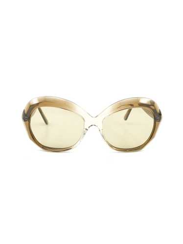 1960s Oversized Beveled Sunglasses