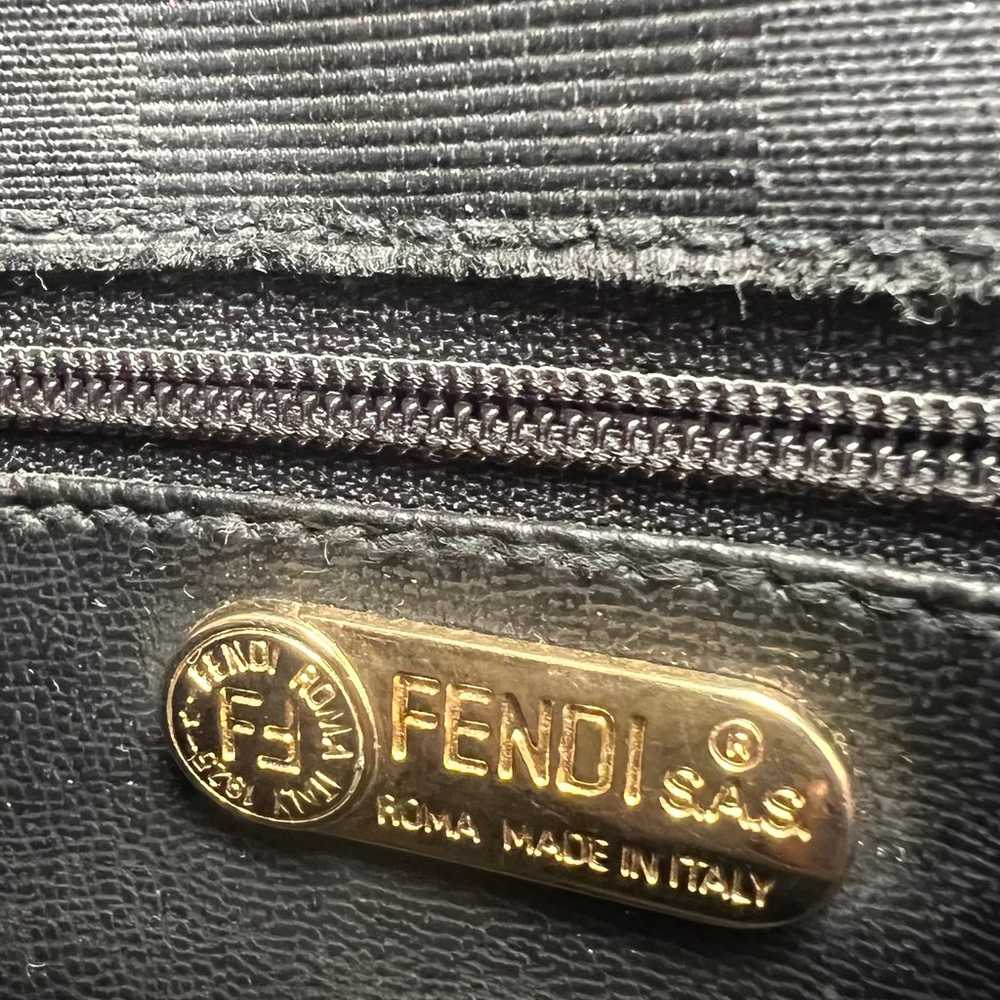 FENDI Vintage Clutch Black Pequin - image 10