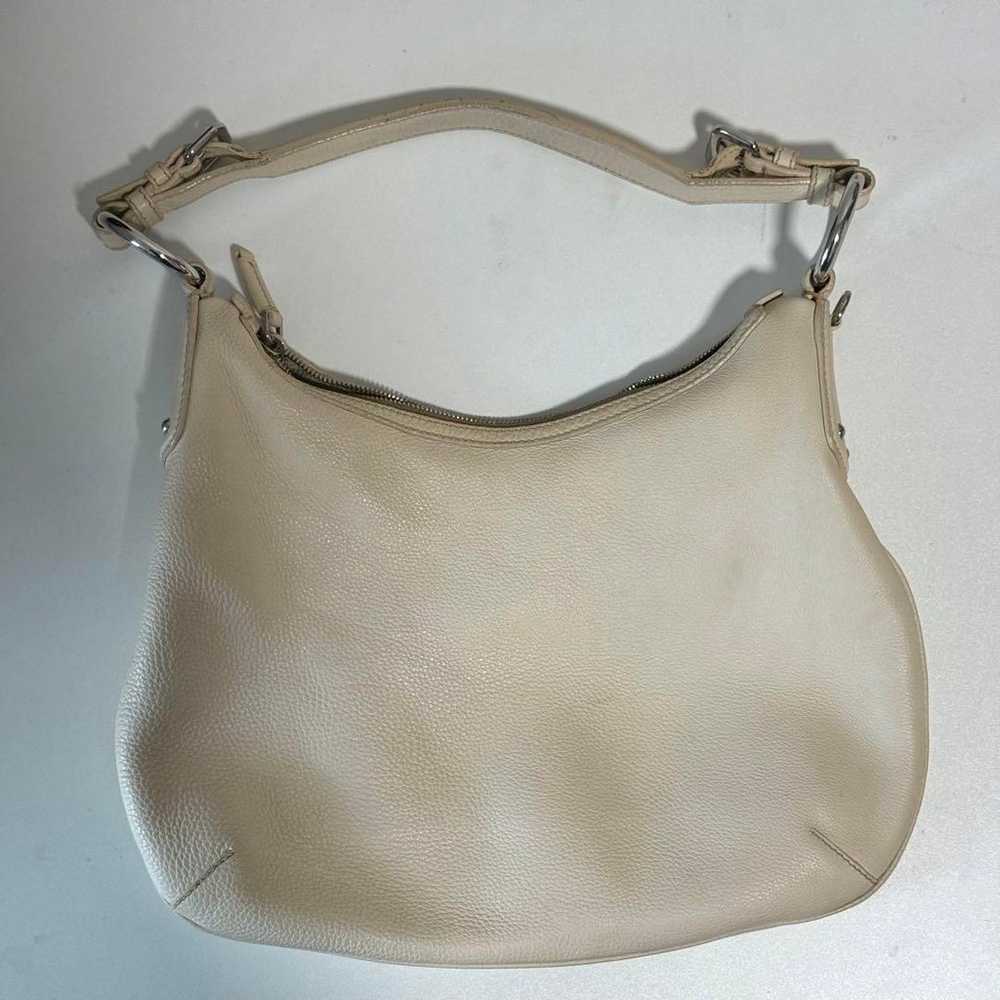 PRADA leather bag in white. - image 2