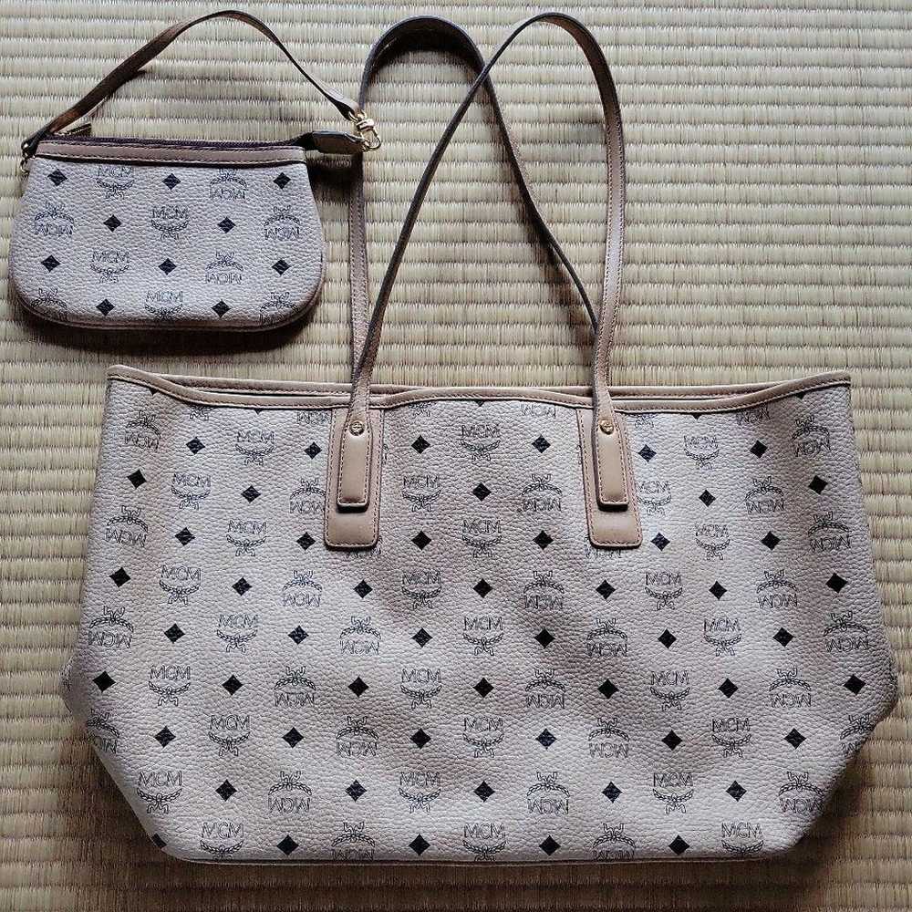 【MCM x LOVELESS Tote Bag】with Pouch / Beige / Rar… - image 2