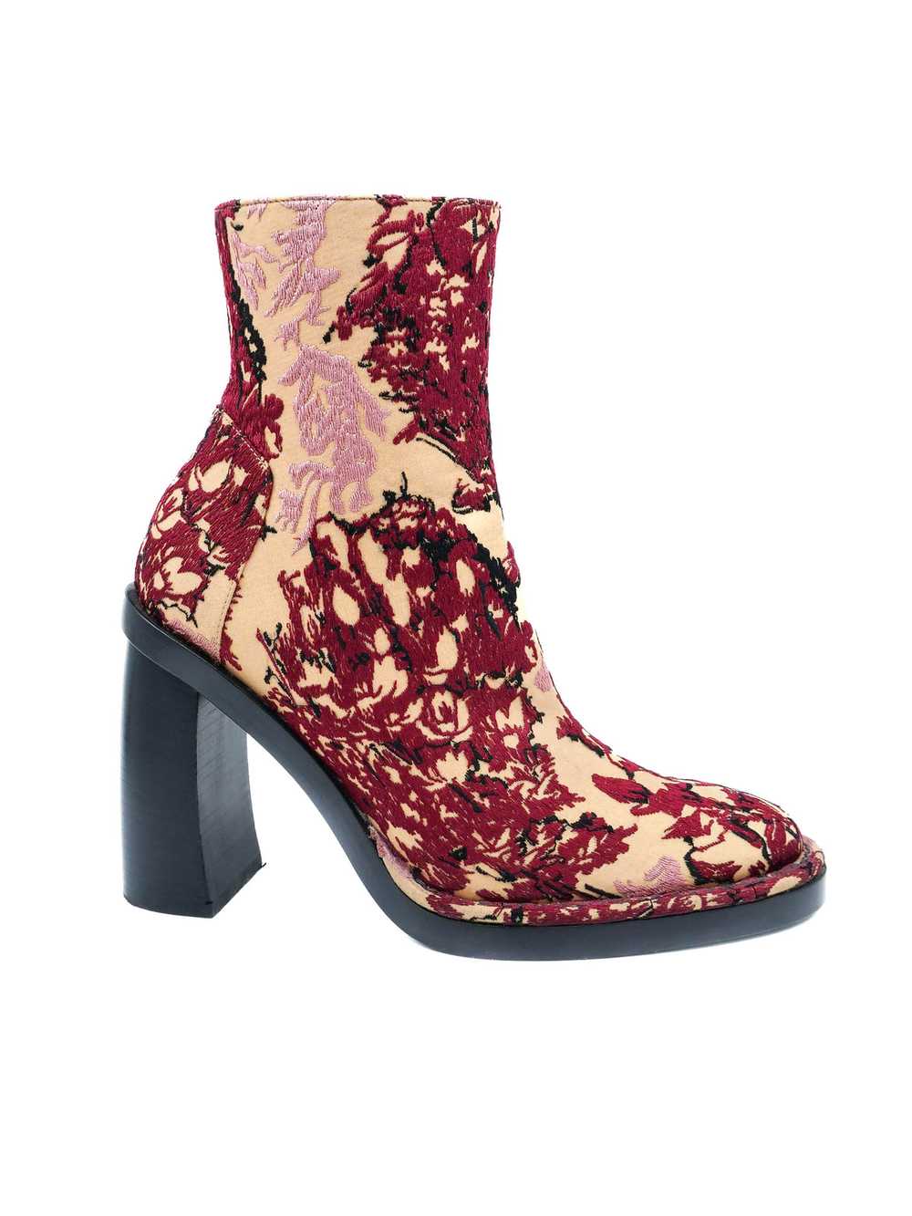 Ann Demeulemeester Floral Brocade Boots, 38 - image 1