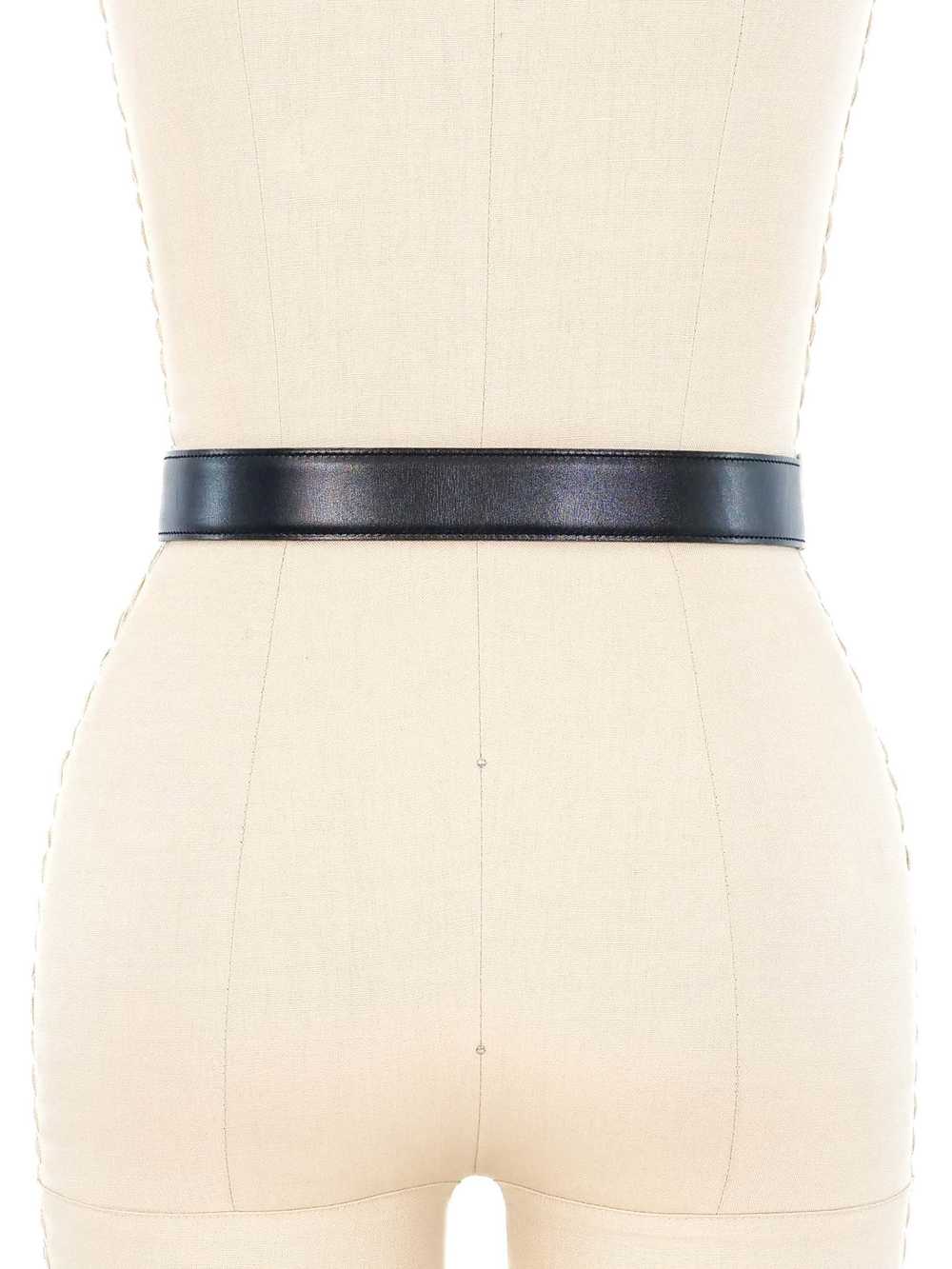 Hermes Mini H Red Reversible Belt - image 7