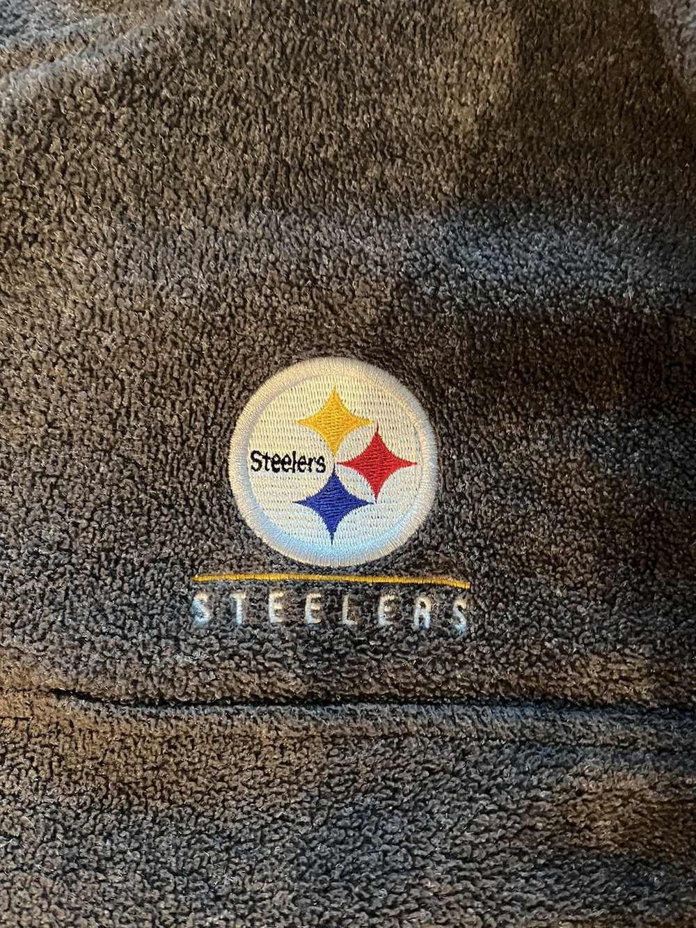 Starter Starter NFL Gray Pittsburgh Fleece Zipup … - image 2