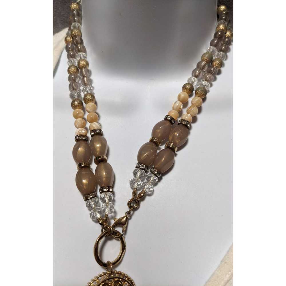 Other Beaded Glam Tassel Necklace - image 8