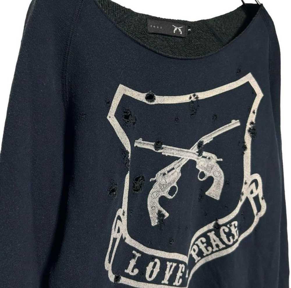 Roar Roar Vintage Gun Print Long Sleeve Cut and S… - image 3