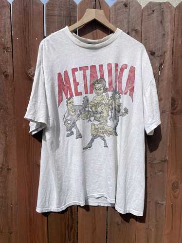 Distressed metallica t shirt best sale