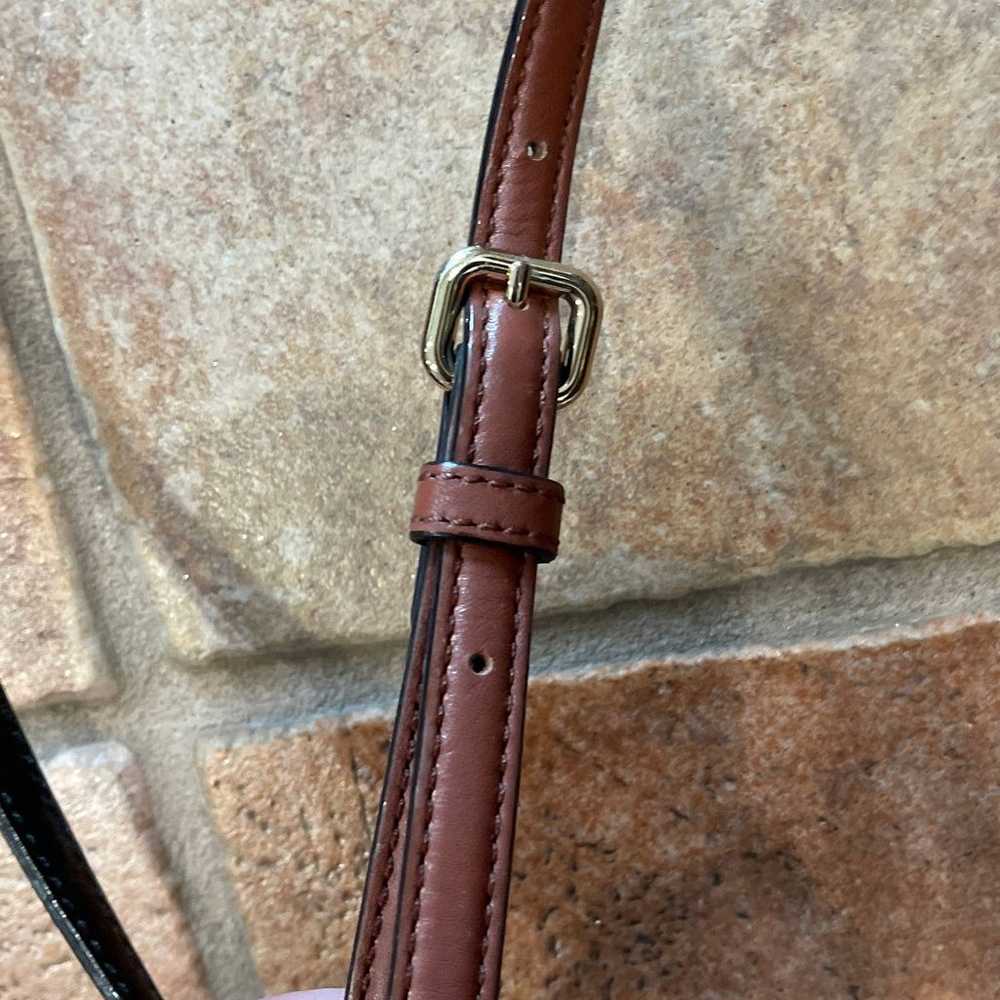 Vintage, Y2K Kate Spade, brown leather Crossbody - image 12