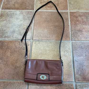 Vintage, Y2K Kate Spade, brown leather Crossbody - image 1