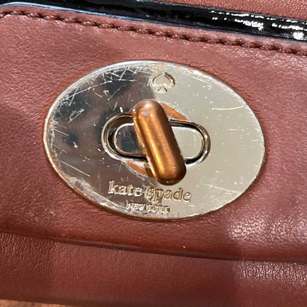 Vintage, Y2K Kate Spade, brown leather Crossbody - image 3