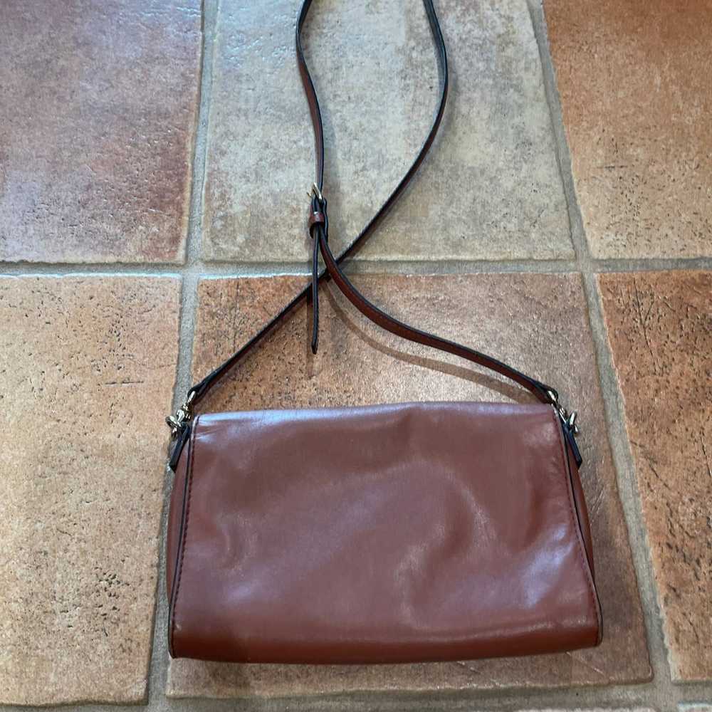 Vintage, Y2K Kate Spade, brown leather Crossbody - image 9