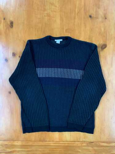 Coloured Cable Knit Sweater × Perry Ellis × Vinta… - image 1