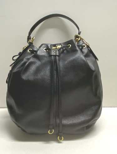 Coach Leather Madison Drawstring Shoulder Bag Bla… - image 1