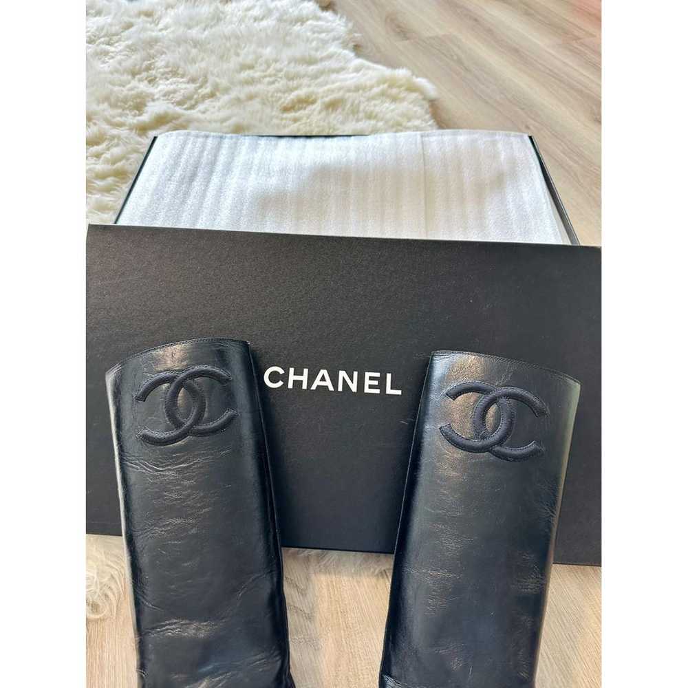 Chanel Leather boots - image 2