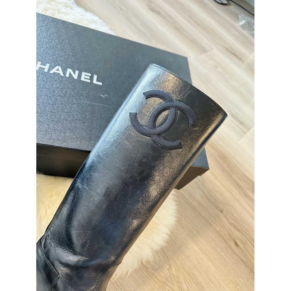 Chanel Leather boots - image 5