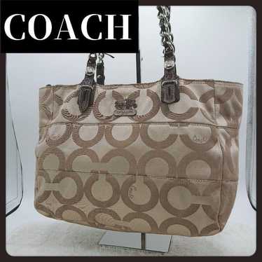 COACH Coach Tote Handbag Signature Ladies Brand - image 1