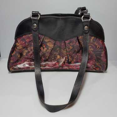 Patricia Nash Macellara Oval store Satchel Heritage black