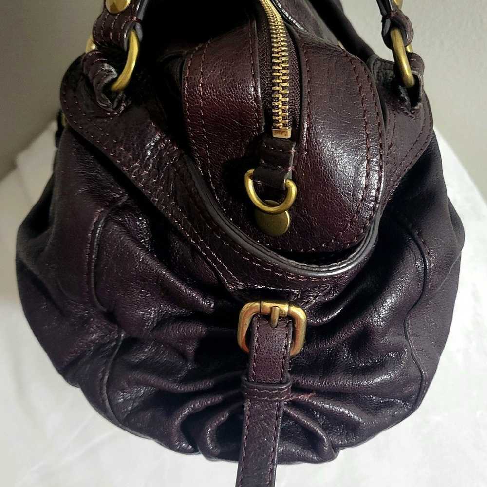 Kooba Pleated Leather Slouchy Shoulder Bag. Item … - image 4