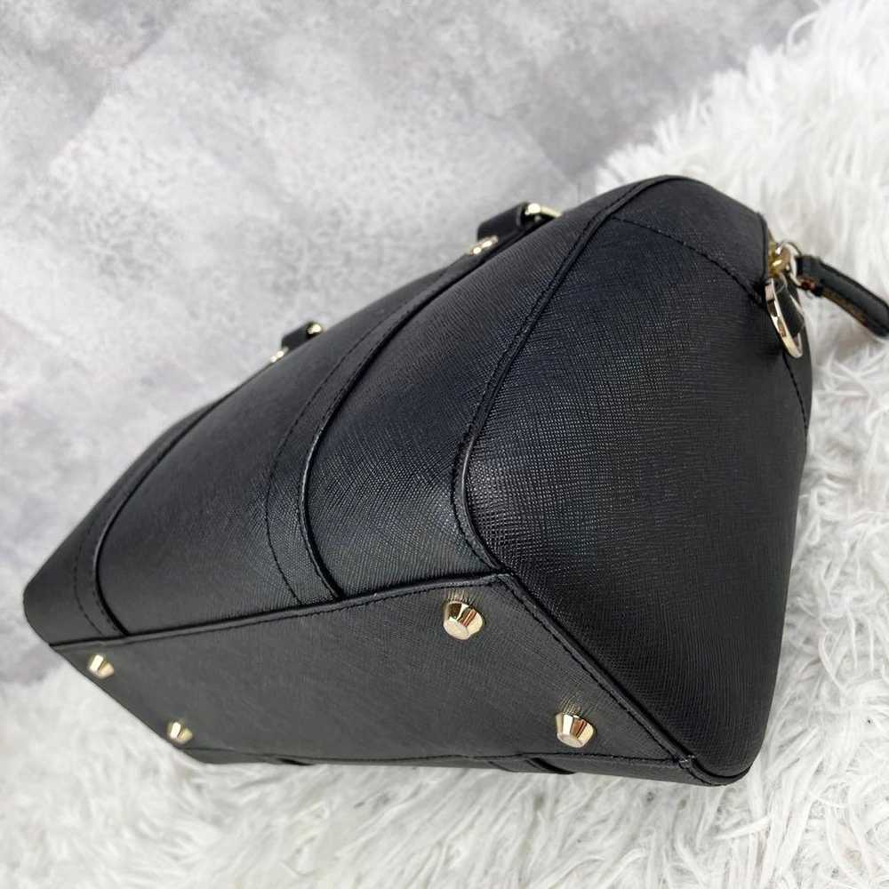 Brand new AGNES B. leather 2WAY shoulder bag in b… - image 6