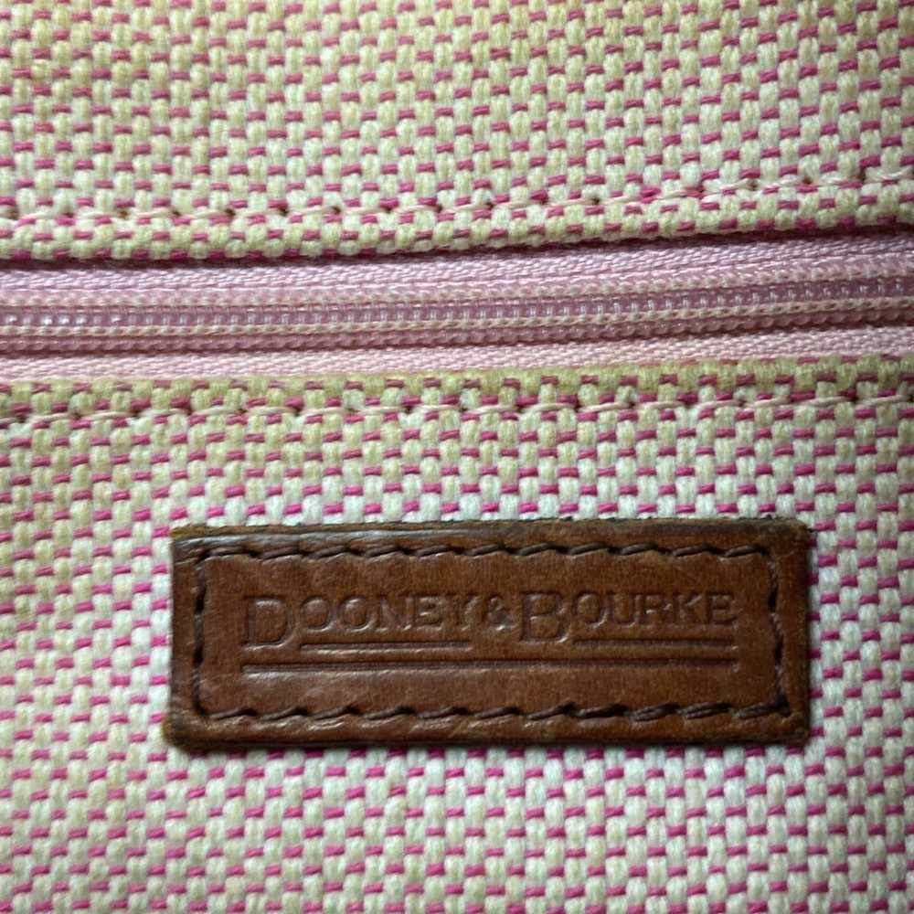 Dooney & Bourke Vintage Brown Embossed mock croc … - image 11