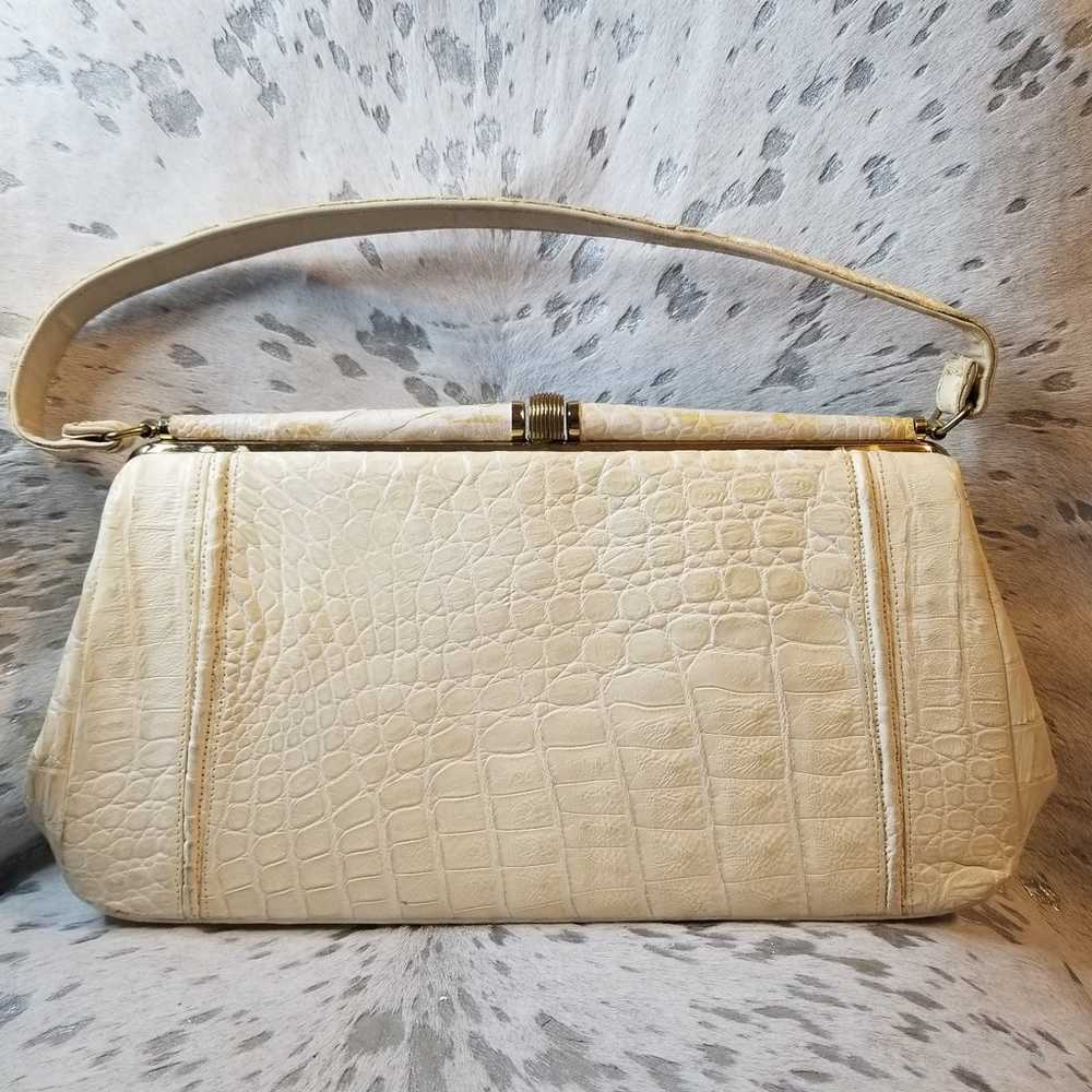 Vintage Crocodile print bag - image 1