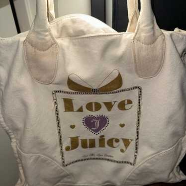 Vintage Juicy Courure Y2k Love Juicy Tote Bag - image 1