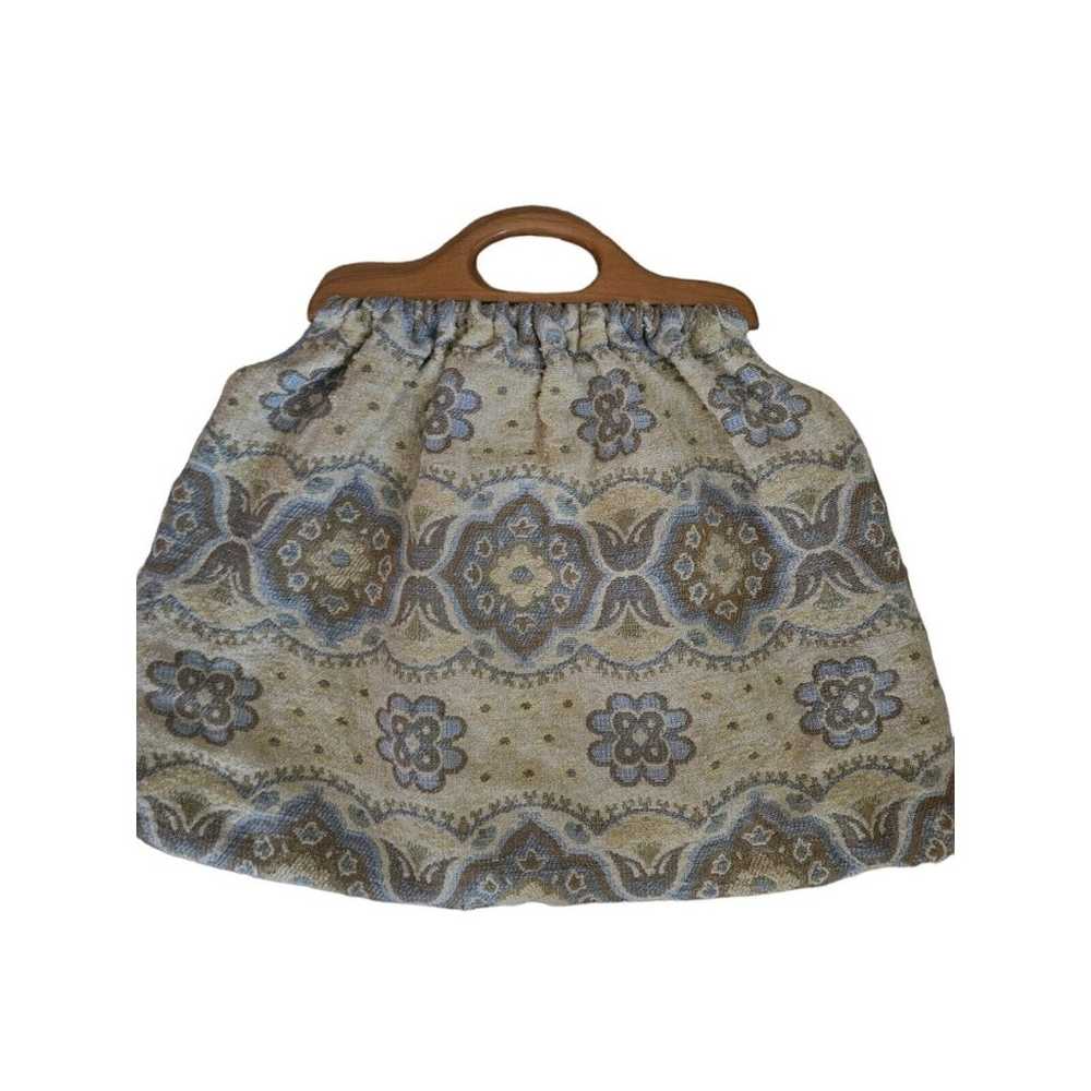 Vintage Tapestry Bag Oversized Handmade - image 1